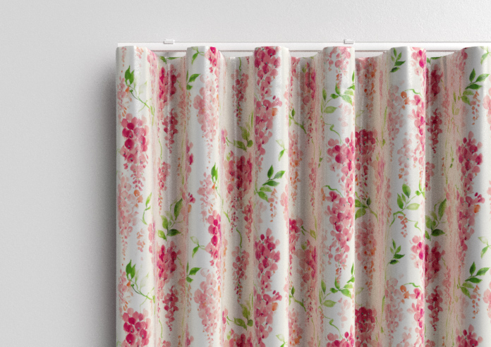 Wisteria Silk, Vivid Pink - Made to Measure Curtains - Image 13